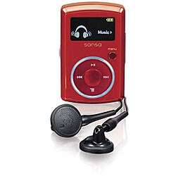 SanDisk SDMX11R-2048R-A70-RED MP3 Player (Refurbished)
