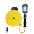 Incandescent Trouble Light on Reel with 35-foot Cord