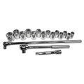 1/2-inch Drive 17-piece Metric Socket Set