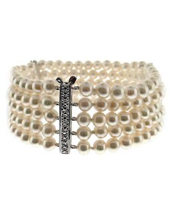 Freshwater Pearl Five-strand Bracelet (4-5 mm/7 in.)