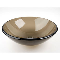 Fontaine Smokey Vessel Sink with Drain Assembly