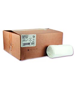 IBS Low Density White 15-gal Trash Can Liner (case of 500)