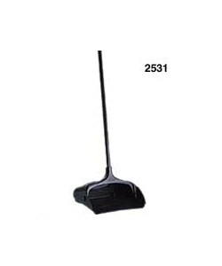Rubbermaid Black Lobby Pro Upright Dust Pan, Open Style