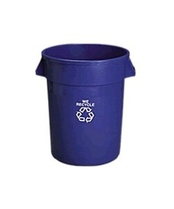 Rubbermaid Blue Brute Recycling Container (lid sold separately)