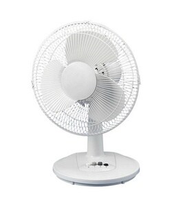 Atlantic Breeze 12-in Oscillating Desk Fan
