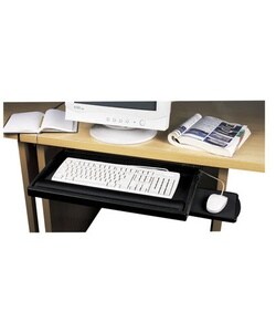 Black Underdesk Keyboard Drawer