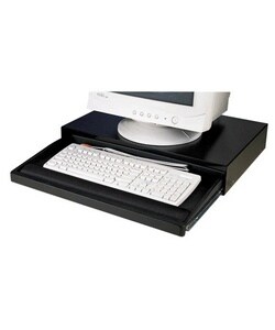 Compucessory® Black Desktop Gel Wrist Rest Keyboard Drawer