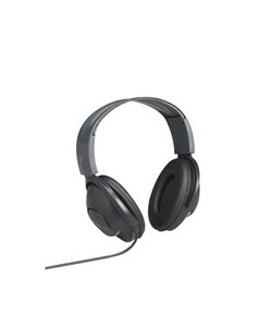 Dark Gray Volume Control 8.5-ft Cord Stereo Headset