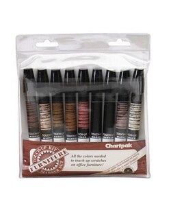 Wood Tone Furniture Touch up Markers In Pouch (Set of 9)