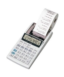 Portable Print Calculator, 12-Dgt, 3-7/8''Wx12-1/3''Lx1-3/4''H (Each)