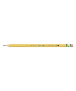 Ticonderoga Wood Pencil,w/ Eraser,No.#2-1/2,Med,12/DZ,YW