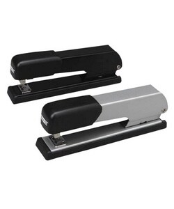 Economy Desktop Stapler, Staples 20 Sht Capacity, Black
