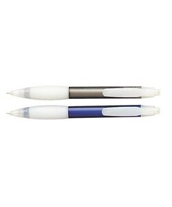 Retractable Ballpoint Pen, Trans Barrel, Med Pt, Black Ink (Each)