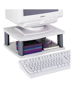 Height Adjustable Monitor Riser, Platinum