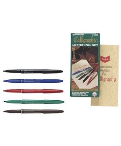 Calligraphy Pen Set, 2.5mm, Medium, Assorted (Set of 5)