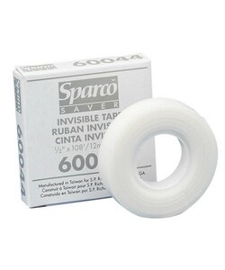Single Roll 1-in. Core 600-ft. Invisible Tape