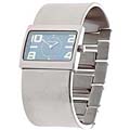 Pierre Lannier Rectangular Blue Dial Bangle Watch