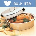 23-pound Stainless Steel Oval Roaster (Case of 4)