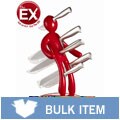 The Ex' Red 5-piece Knife Set (Case of 2)