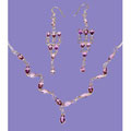 Minura Amethyst Necklace and Earring Set (India)