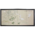 Cranes in the Full Moon Silkscreen (China)