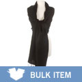 Jet Black Pashmina and Silk Shawl (Case of 6)