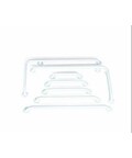 White 18-in Long Grab Bar (case of 3)