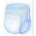 Medline Large, 40" - 56" Protective Pull-up Underwear (Pack of 64)