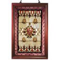 Tiffany-style Classic Wooden Window Panel