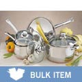 7-piece Stainless Steel Cookware Set (Case of 2)