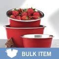 Stainless Steel 3-piece Mixing Bowl Set (Case of 4)