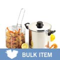 6 Quart Stainless Steel Stovetop Fryer (case of 4)