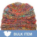 Nepalese Recycled Silk/ Hemp Roll-up Hat (Case of 2)