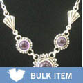 Amethyst Stone Necklace (Case of 2)