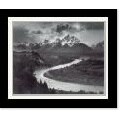 Ansel Adams The Tetons and the Snake River, Grand Teton National Park, Wyoming, 1942 Framed Print