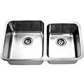 Combination Bowl Undermount Right-sided Kitchen Sink