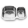 Dual Bowl Undermount Right-sided Kitchen Sink