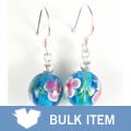 Variety Pack Hand Blown Glass Beaded Earrings (Case of 12)