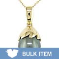 14k Yellow Gold Tahitian Pearl Pendant (Case of 3)