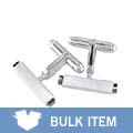 Sterling Silver Onyx Cuff Links (Case of 3)