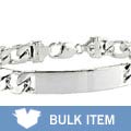 Sterling Silver Men's ID Bracelet (Case of 3)