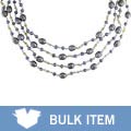 Sterling Silver Cultured FW Pearl Citrine Necklace (Case of 3)