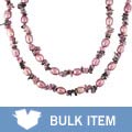Cultured Freshwater Pearl and Obsidian Necklace (Case of 3)