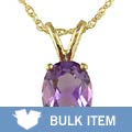 10k Yellow Gold Amethyst Pendant (Case of 2)