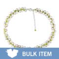 FW Cultured Pearl & Peridot Silver Necklace (Case of 6)