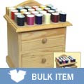 Wooden Sewing Chest with Accessories (Case of 6)