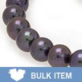 14k Cultured Akoya Black Pearl 18-inch Necklace (6.5-7 mm) (Case of 3)