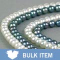 Black and White Cultured Pearl Necklace Set (5.5-6 mm) (Case of 3)