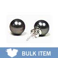 14k Black Tahitian Cultured Pearl Earrings (9-9.5 mm) (Case of 3)