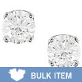14k White Gold 1/2ct Diamond Solitaire Earrings (Case of 2)